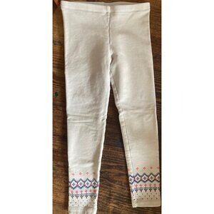Tea Fair Isle Cozy Leggings Sz 6